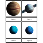 Montessori Solar System Cards